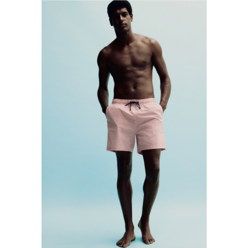 H&M Seersucker Swim Shorts