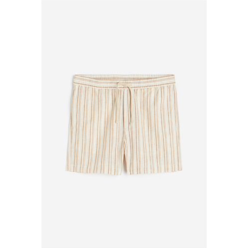 H&M Regular Fit Linen-blend Shorts