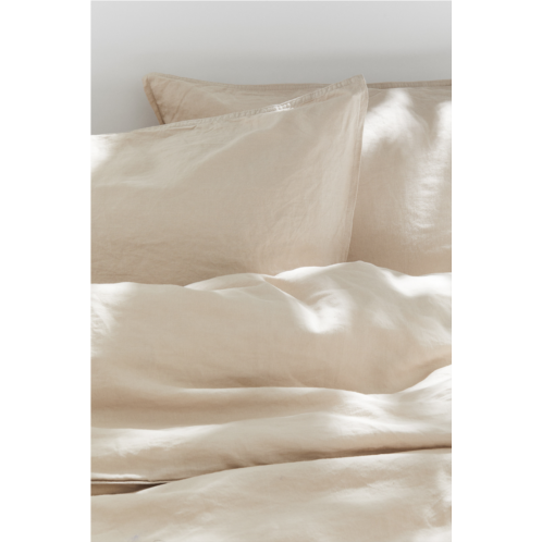 H&M Linen-blend King/Queen Duvet Cover Set