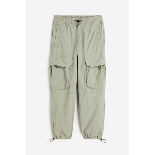 H&M Relaxed Fit Nylon Cargo Pants