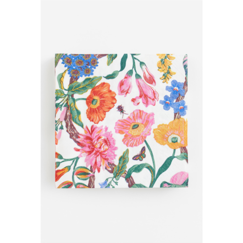 H&M 20-pack Patterned Paper Napkins