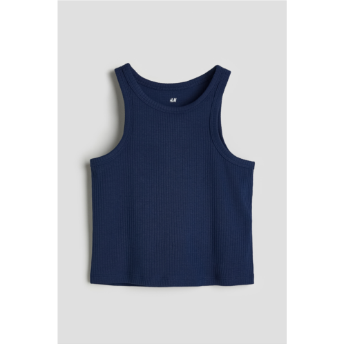 H&M Ribbed Cotton Tank Top