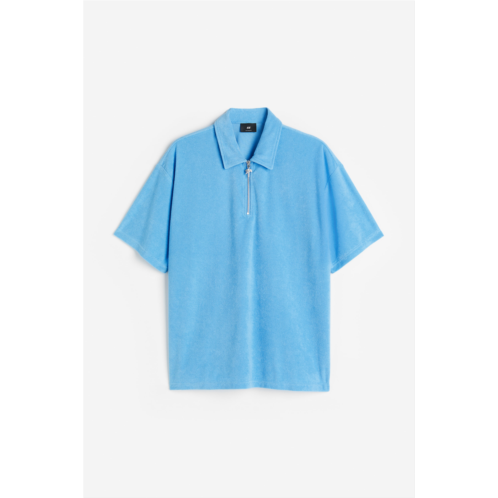 H&M Relaxed Fit Terry Polo Shirt