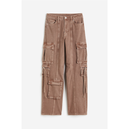 H&M Wide-leg Cargo Pants