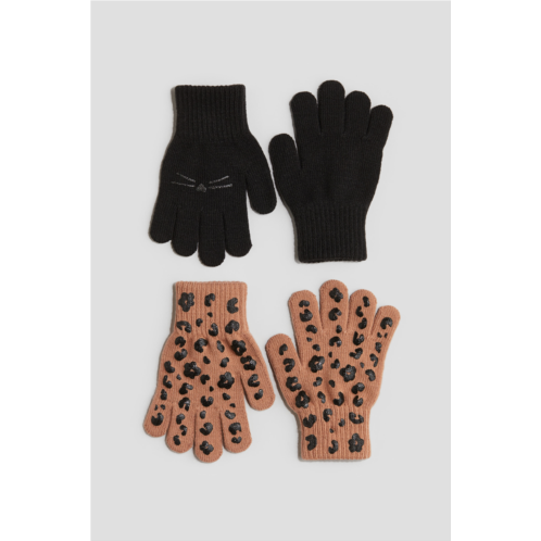 H&M 2-pack Fine-knit Gloves