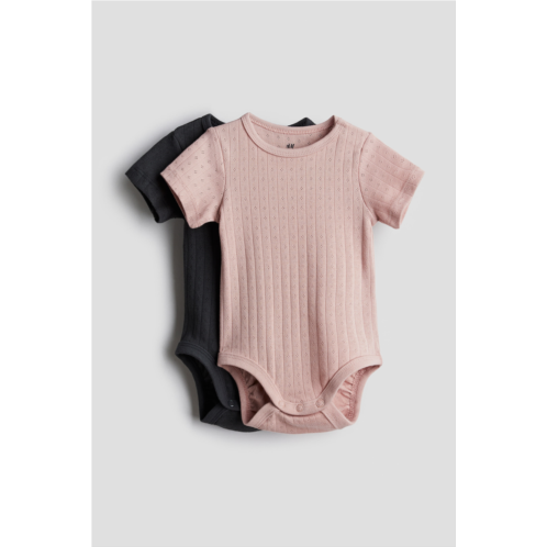 H&M 2-pack Pointelle Bodysuits