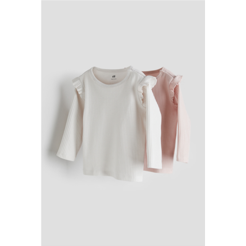 H&M 2-pack Ribbed Jersey Shirts