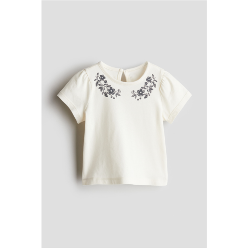 H&M Printed Jersey Top