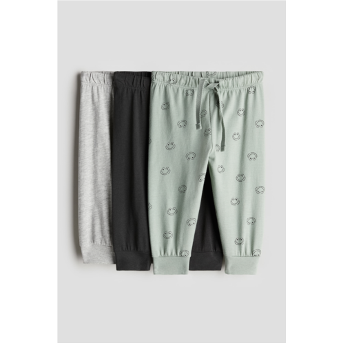 H&M 3-pack Cotton Jersey Joggers