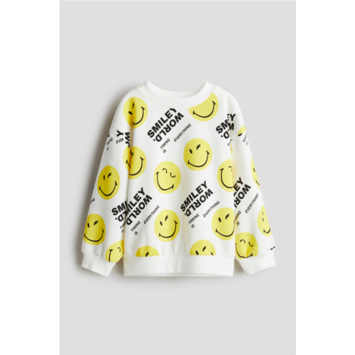 H&M Oversized Printed Sweatshirt