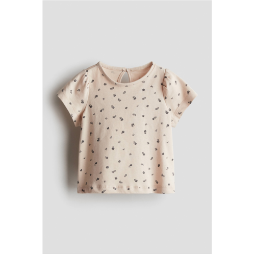 H&M Printed Jersey Top