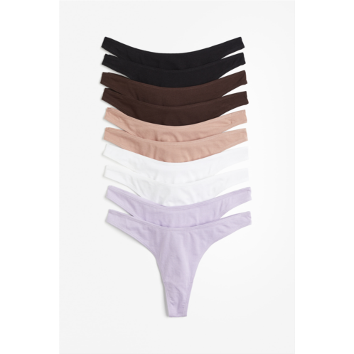 H&M 10-pack Cotton Thong Briefs