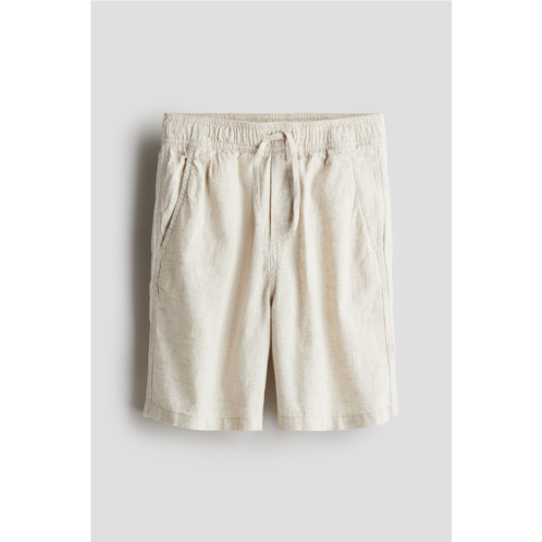 H&M Linen-blend Shorts