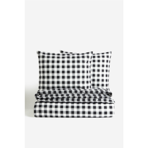 H&M Flannel King/Queen Duvet Cover Set