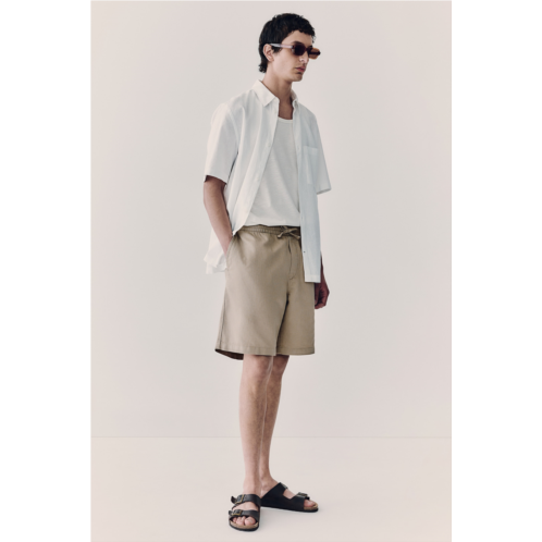 H&M Relaxed Fit Linen-blend Shorts