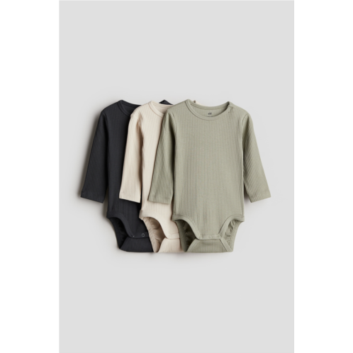 H&M 3-pack Ribbed Bodysuits