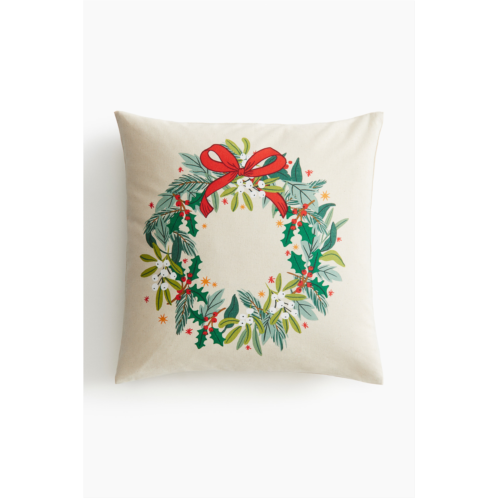 H&M Printed Cotton Cushion Cover