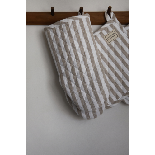 H&M Striped Oven Mitt