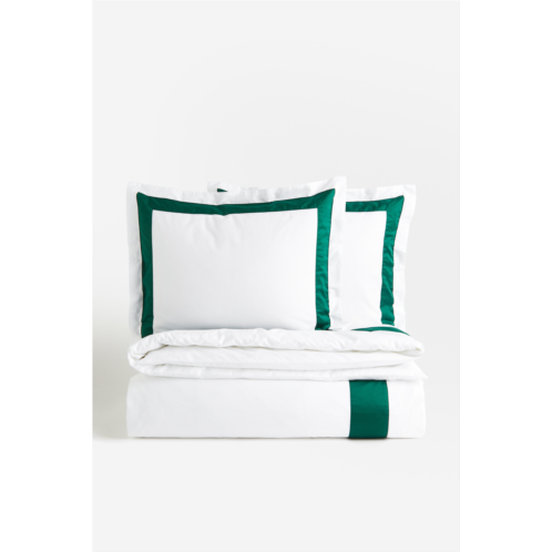 H&M Cotton Sateen King/Queen Duvet Cover Set