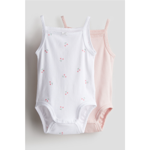 H&M 2-pack Sleeveless Cotton Bodysuits