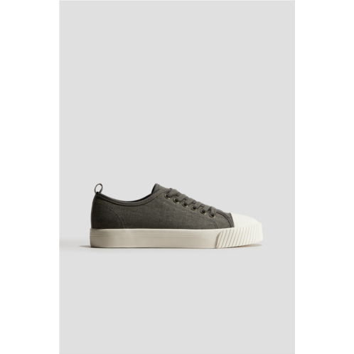 H&M Cotton Canvas Sneakers