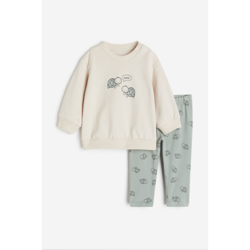 H&M 2-piece Sweatshirt and Leggings Set