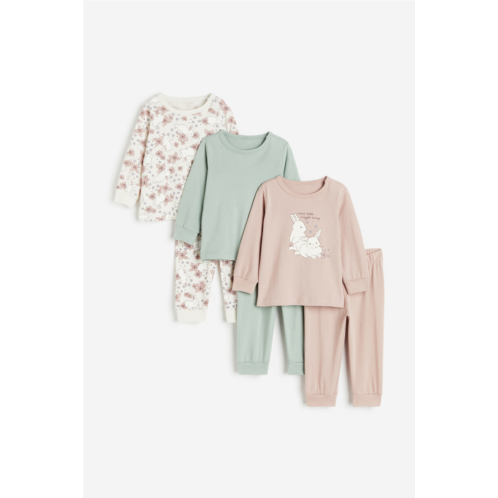 H&M 3-pack Cotton Pajamas