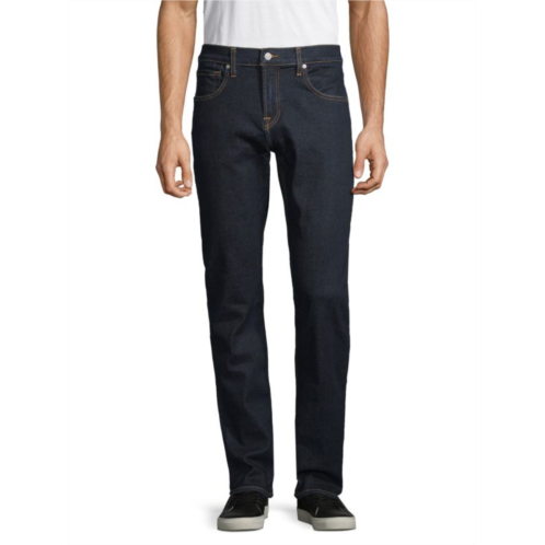 7 For All Mankind Textured Straight-Fit Jeans