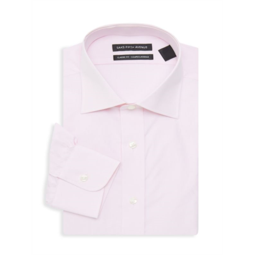 Saks Fifth Avenue Classic Fit Poplin Dress Shirt