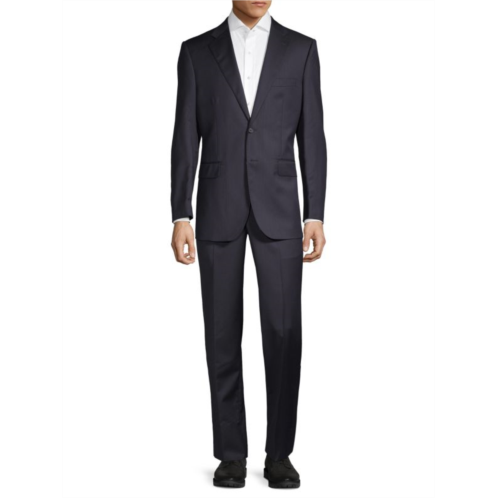 Saks Fifth Avenue Classic Fit Wool Blend Suit