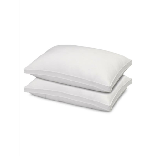 Ella Jayne Hotel 2-Piece Overstuffed Luxury Plush Medium/Firm Gusseted Microfiber Side & Back Sleeper Pillow Set