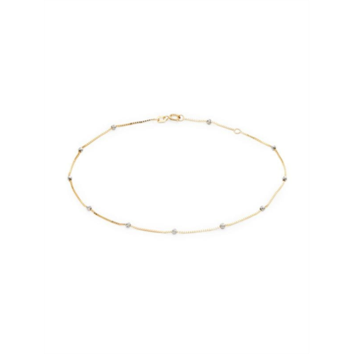 Saks Fifth Avenue 14K Two-Tone Gold Anklet