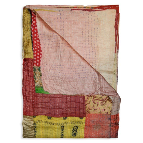 Taj Hotel Kantha Silk Throw