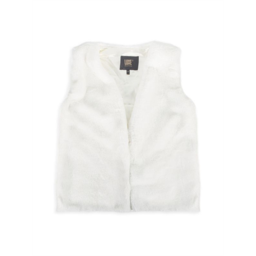Luxe Faux Fur Faux Rabbit Fur Vest