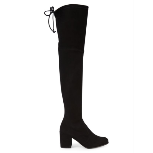 Stuart Weitzman Tieland Faux Suede Over-The-Knee Boots