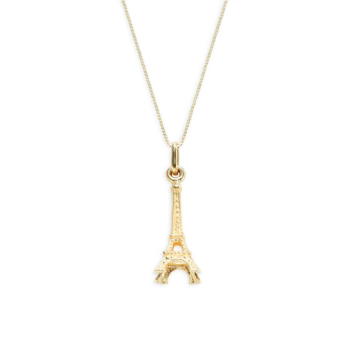 Saks Fifth Avenue 14K Yellow Gold Eiffel Tower Pendant Necklace