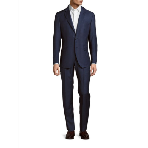 Saks Fifth Avenue Modern Fit Crosshatch Wool Suit