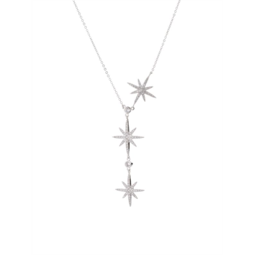 Eye Candy LA Brittany Northstar Rhodium Plated & Crystal Pendant Necklace