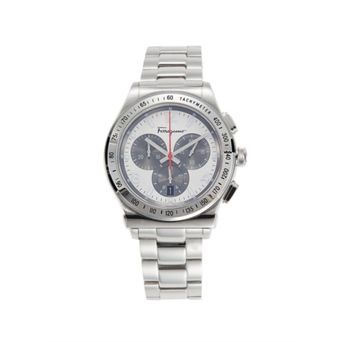 FERRAGAMO Stainless Steel Chronograph Bracelet Watch