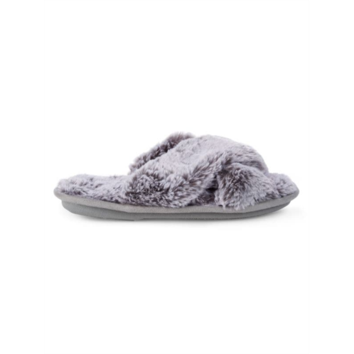 Saks Fifth Avenue Emily Faux Fur Slippers