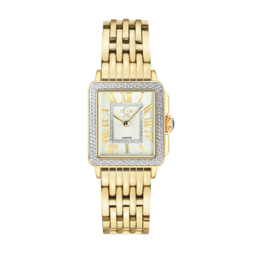 GV2 Womens Padova Swiss Stainless Steel Diamond Watch