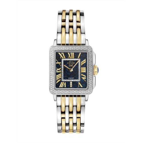 GV2 Womens Padova Swiss Two Tone Stainless Steel Diamond Watch