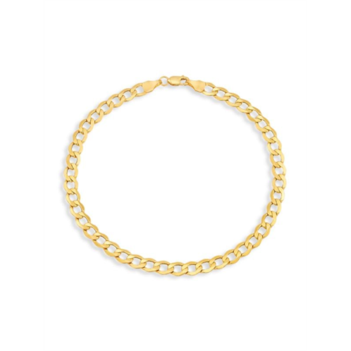 Saks Fifth Avenue 14K Yellow Gold Light Beveled Curb Chain Bracelet