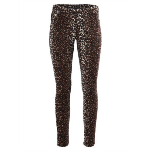 Memoi Leopard Cotton-Blend Leggings