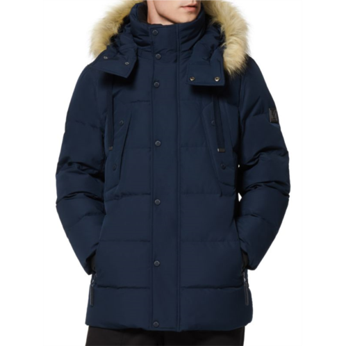 Andrew Marc Gattaca Faux Fur-Trim Down-Blend Parka