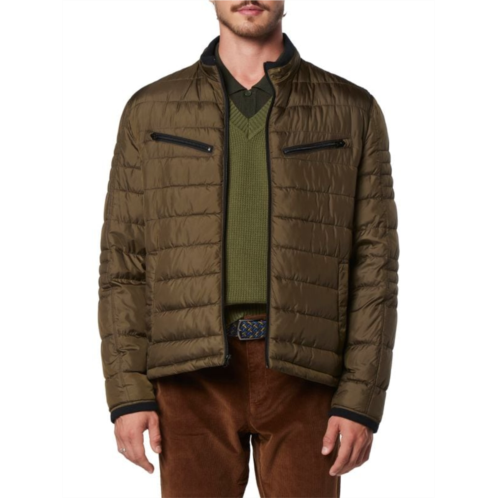 Andrew Marc Grymes Channel Quilted Puffer Jacket