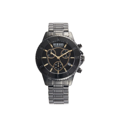 Versus Versace Black Dial Stainless Steel Bracelet Watch