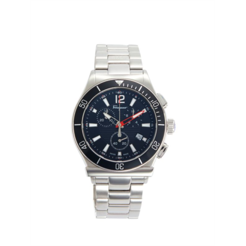 FERRAGAMO Stainless Steel Bracelet Chronograph Watch