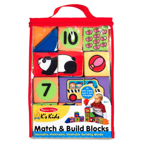 Melissa & Doug Match & Build Blocks