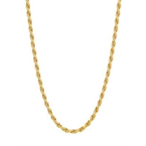 Saks Fifth Avenue Basic 18K Goldplated Sterling Silver Rope Chain Necklace